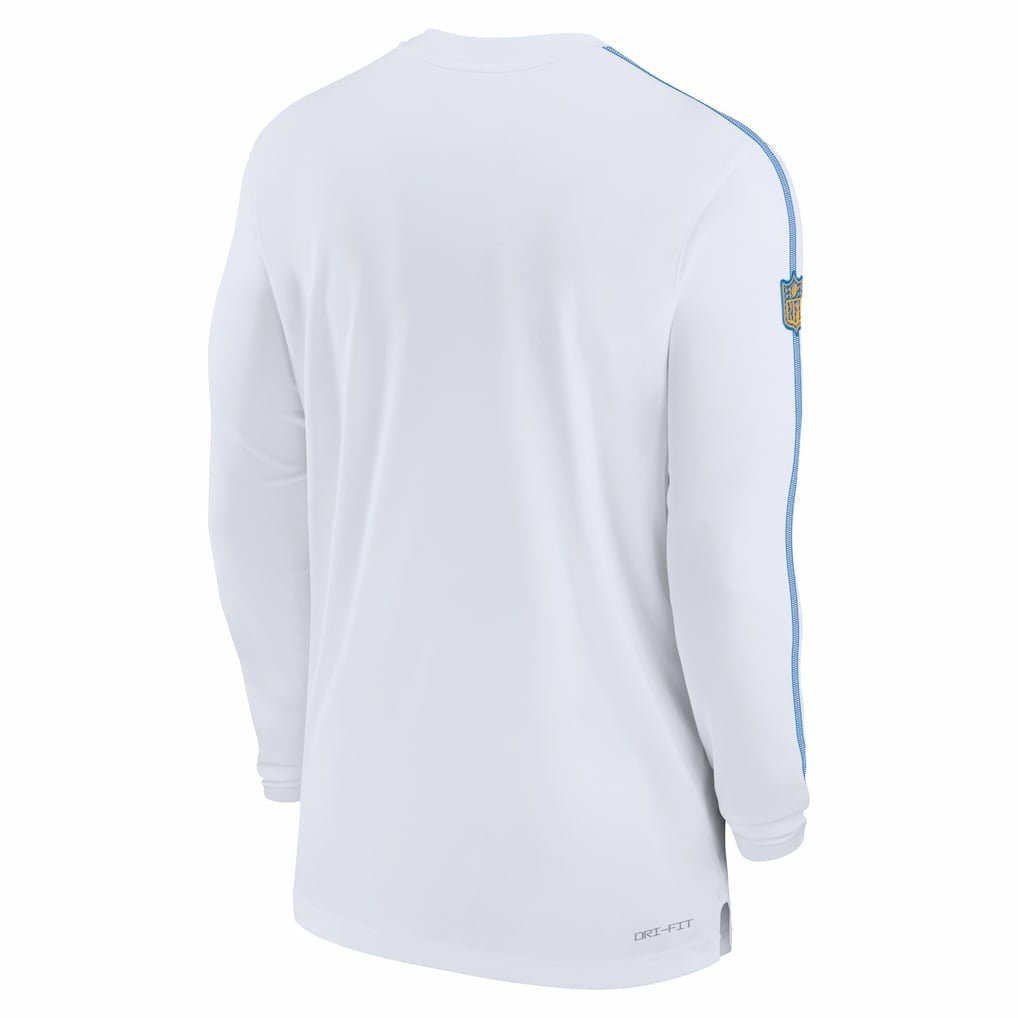 Los Angeles Chargers Nike Sideline Coach UV Performance Long Sleeve T-Shirt