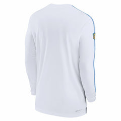 Los Angeles Chargers Nike Sideline Coach UV Performance Long Sleeve T-Shirt