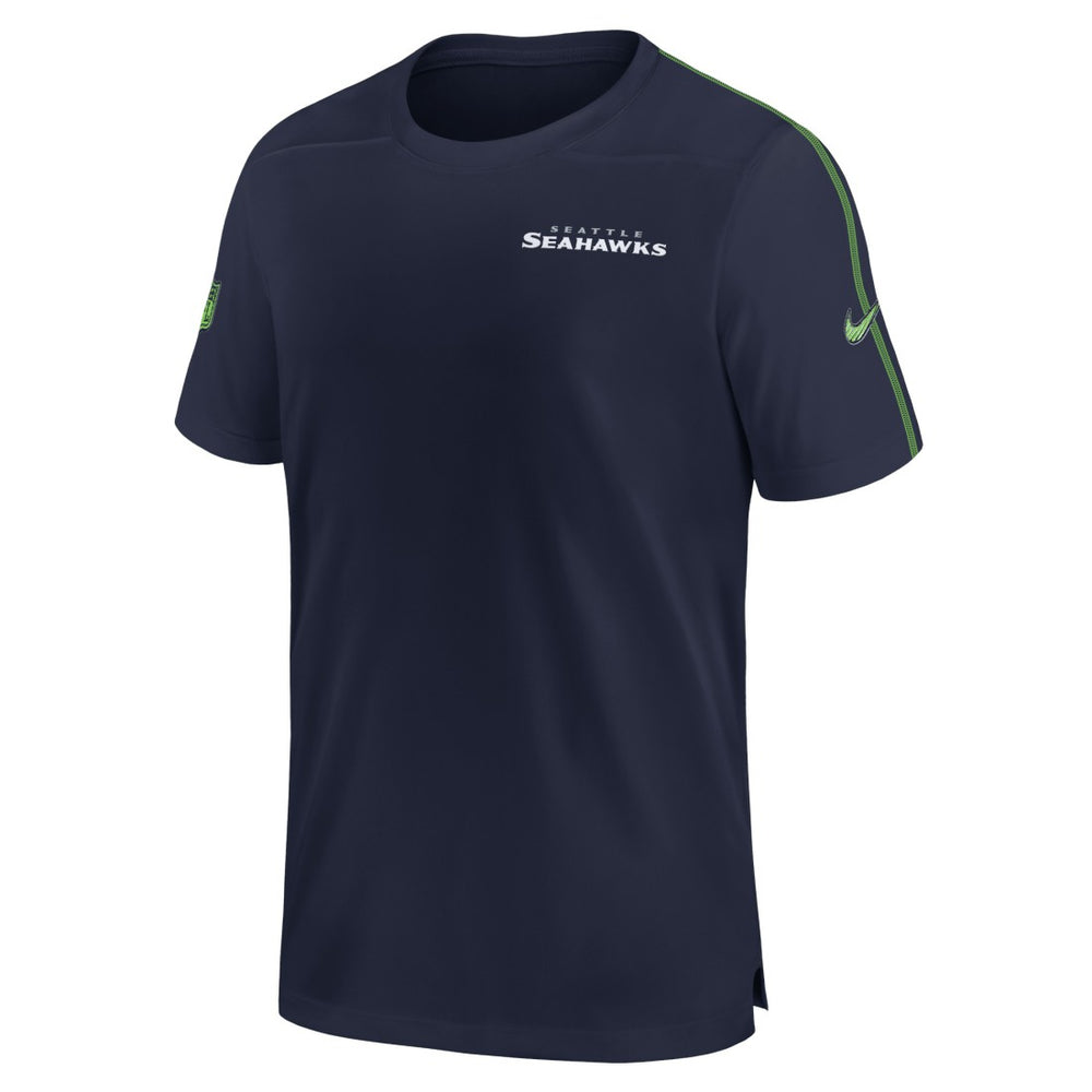 Seattle Seahawks Nike 2024 Sideline Coach UV Performance T-Shirt