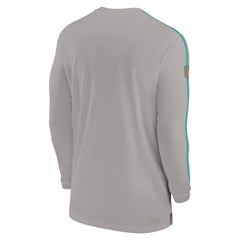 Miami Dolphins Nike Sideline Coach UV Performance Long Sleeve T-Shirt