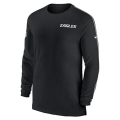 Philadelphia Eagles Nike Sideline Coach UV Performance Long Sleeve T-Shirt