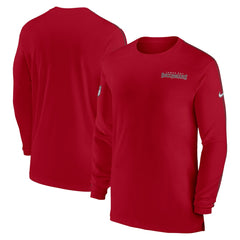 Tampa Bay Buccaneers Nike Sideline Coach UV Performance Long Sleeve T-Shirt