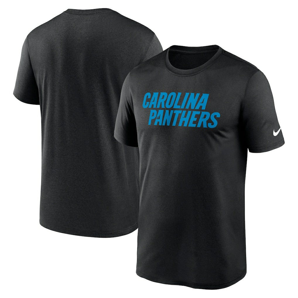Carolina Panthers Nike Primetime Legend Wordmark Performance T-Shirt