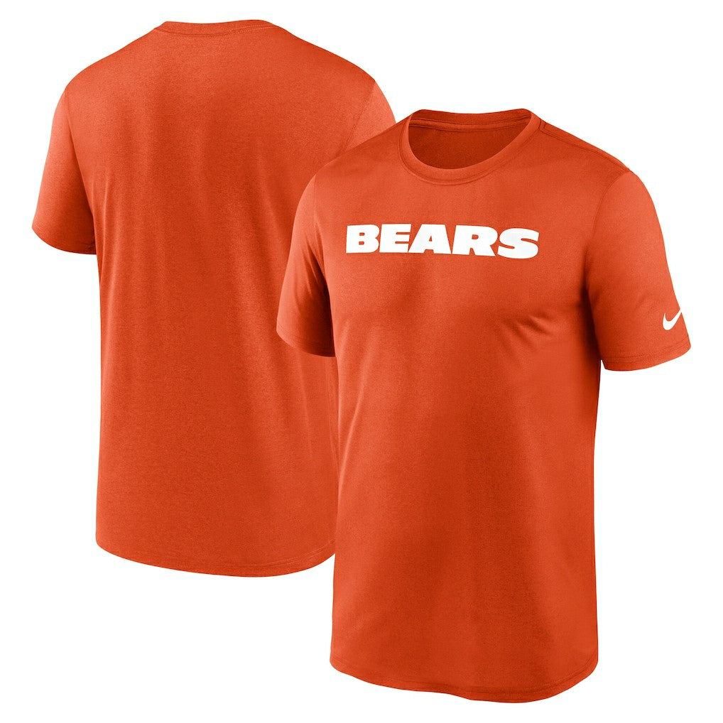 Chicago Bears Nike Primetime Legend Wordmark Performance T-Shirt