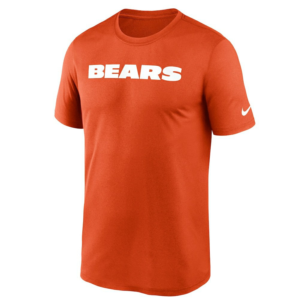 Chicago Bears Nike Primetime Legend Wordmark Performance T-Shirt