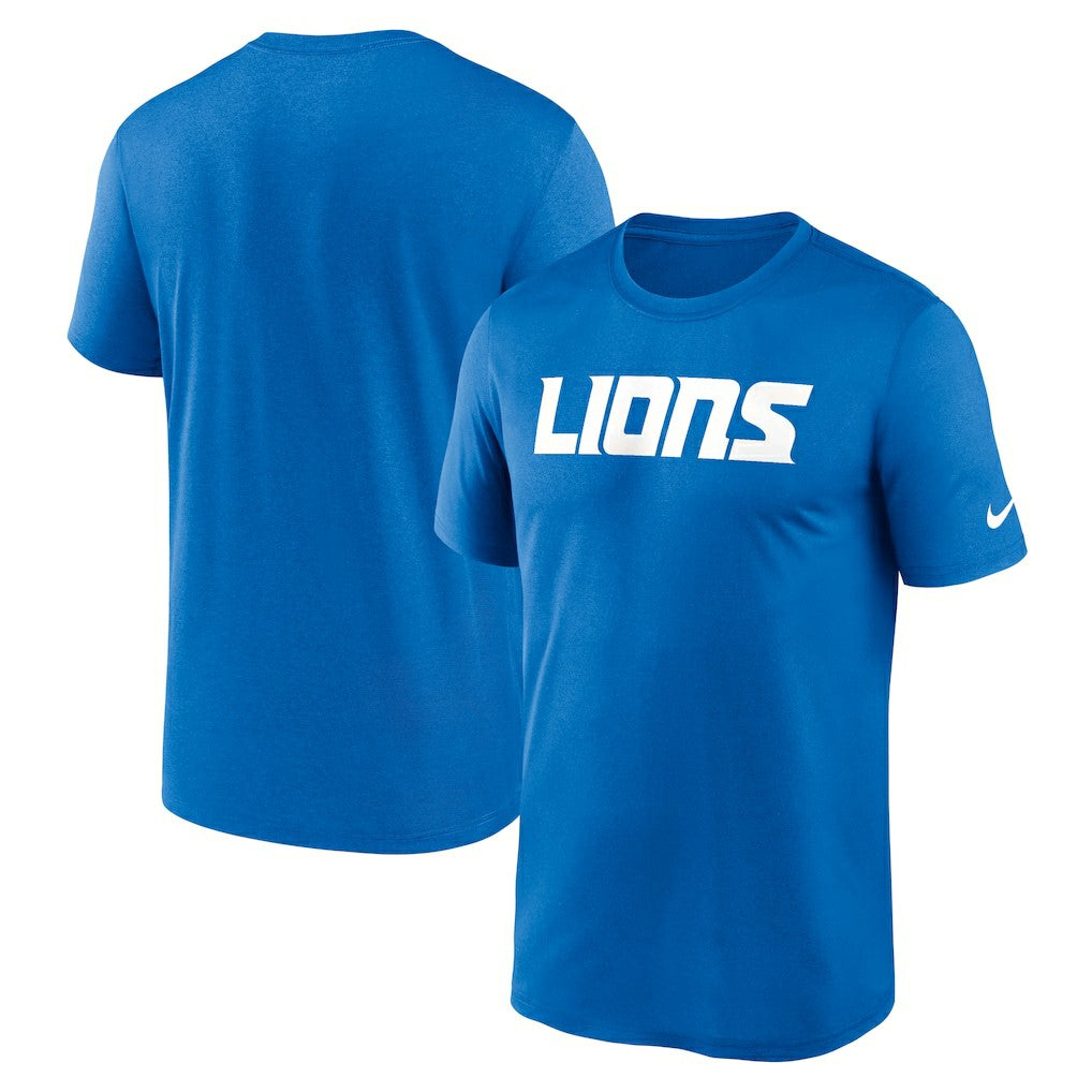 Detroit Lions Nike Primetime Legend Wordmark Performance T-Shirt
