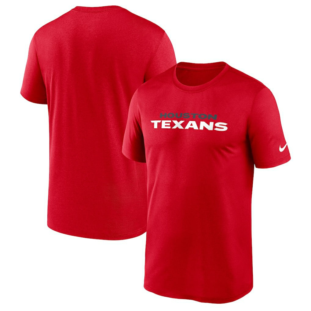 Houston Texans Nike Primetime Legend Wordmark Performance T-Shirt