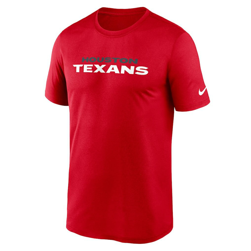 Houston Texans Nike Primetime Legend Wordmark Performance T-Shirt