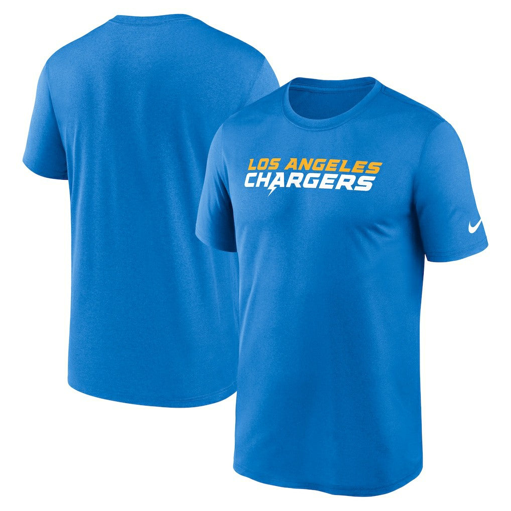 Los Angeles Chargers Nike Primetime Legend Wordmark Performance T-Shirt