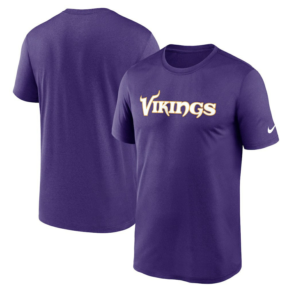 Minnesota Vikings Nike Primetime Legend Wordmark Performance T-Shirt