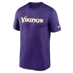 Minnesota Vikings Nike Primetime Legend Wordmark Performance T-Shirt