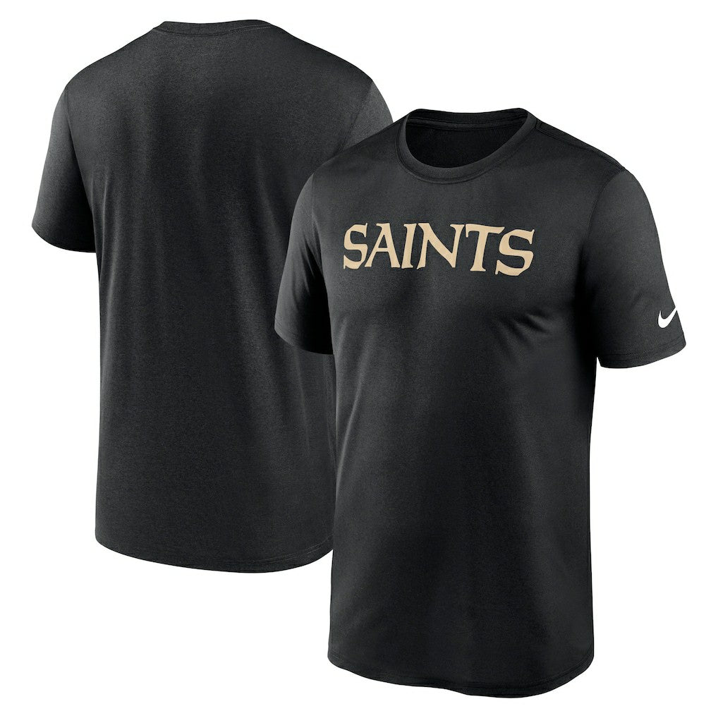 New Orleans Saints Nike Primetime Legend Wordmark Performance T-Shirt