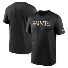 New Orleans Saints Nike Primetime Legend Wordmark Performance T-Shirt