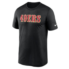 San Francisco 49ers Nike Primetime Legend Wordmark Performance T-Shirt