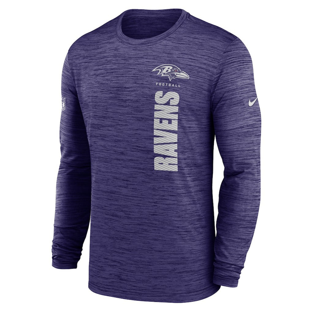 Baltimore Ravens Nike Sideline Velocity Dri-FIT Long Sleeve T-Shirt