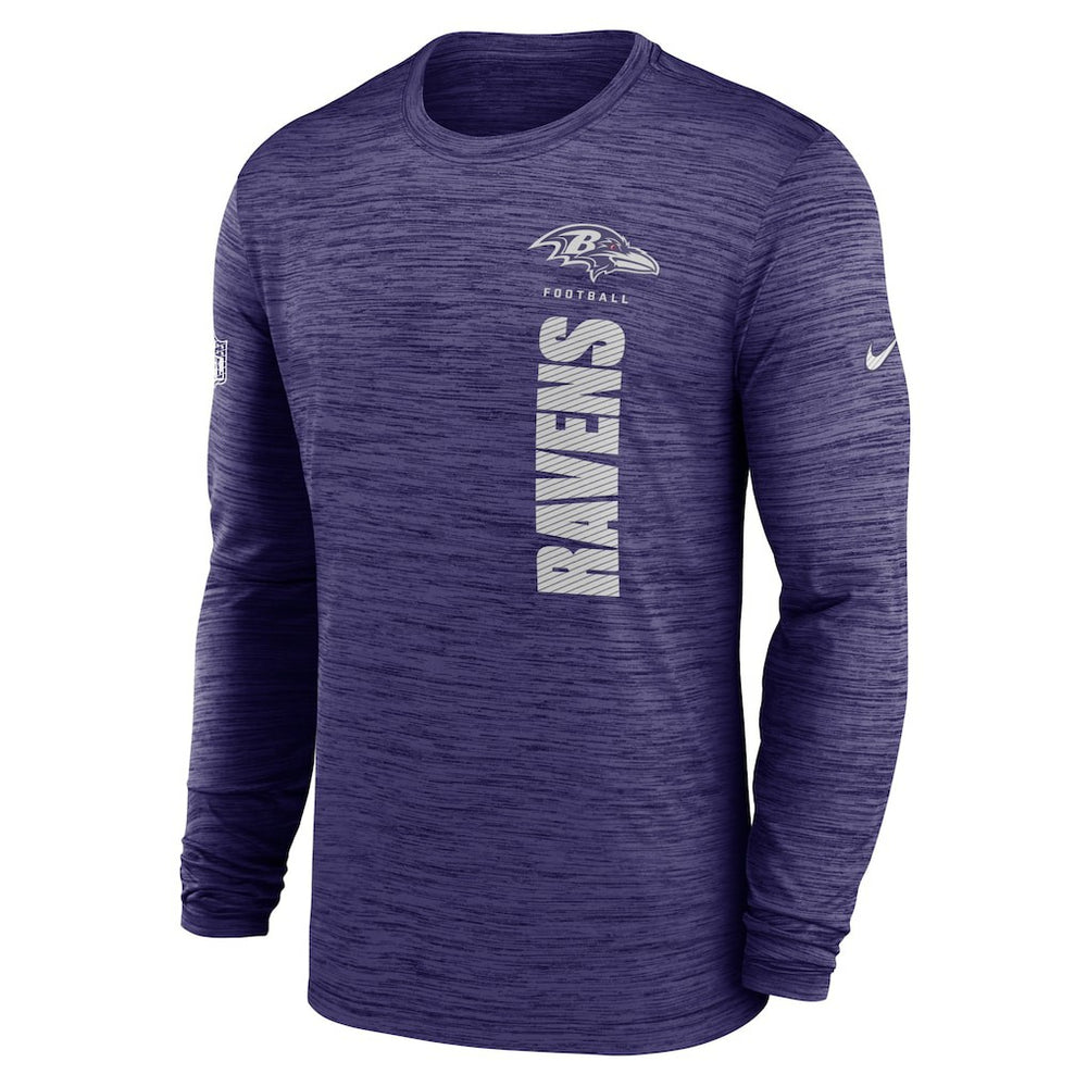 Baltimore Ravens Nike Sideline Velocity Dri-FIT Long Sleeve T-Shirt