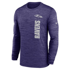 Baltimore Ravens Nike Sideline Velocity Dri-FIT Long Sleeve T-Shirt