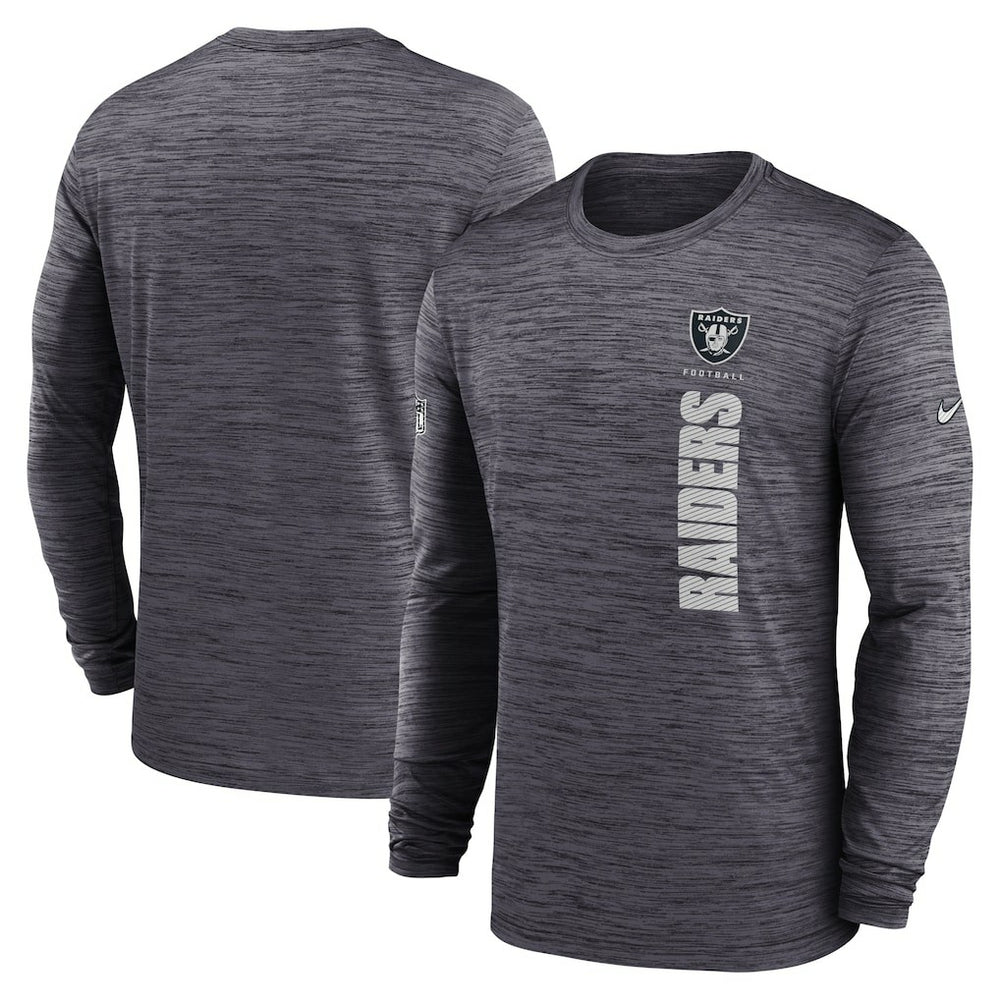 Las Vegas Raiders Nike Sideline Velocity Dri-FIT Long Sleeve T-Shirt