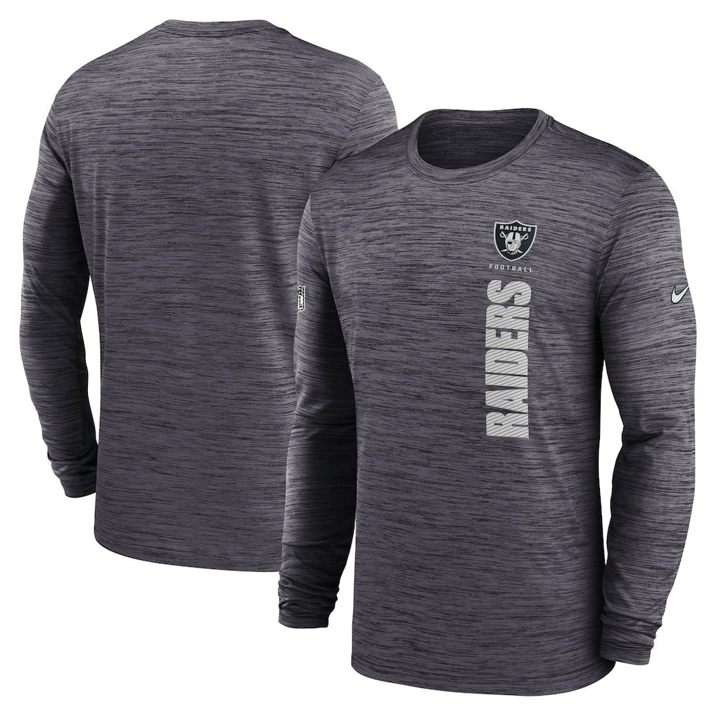 Las Vegas Raiders Nike Sideline Velocity Dri-FIT Long Sleeve T-Shirt