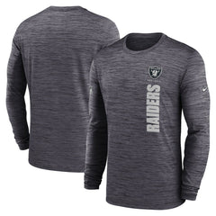 Las Vegas Raiders Nike Sideline Velocity Dri-FIT Long Sleeve T-Shirt