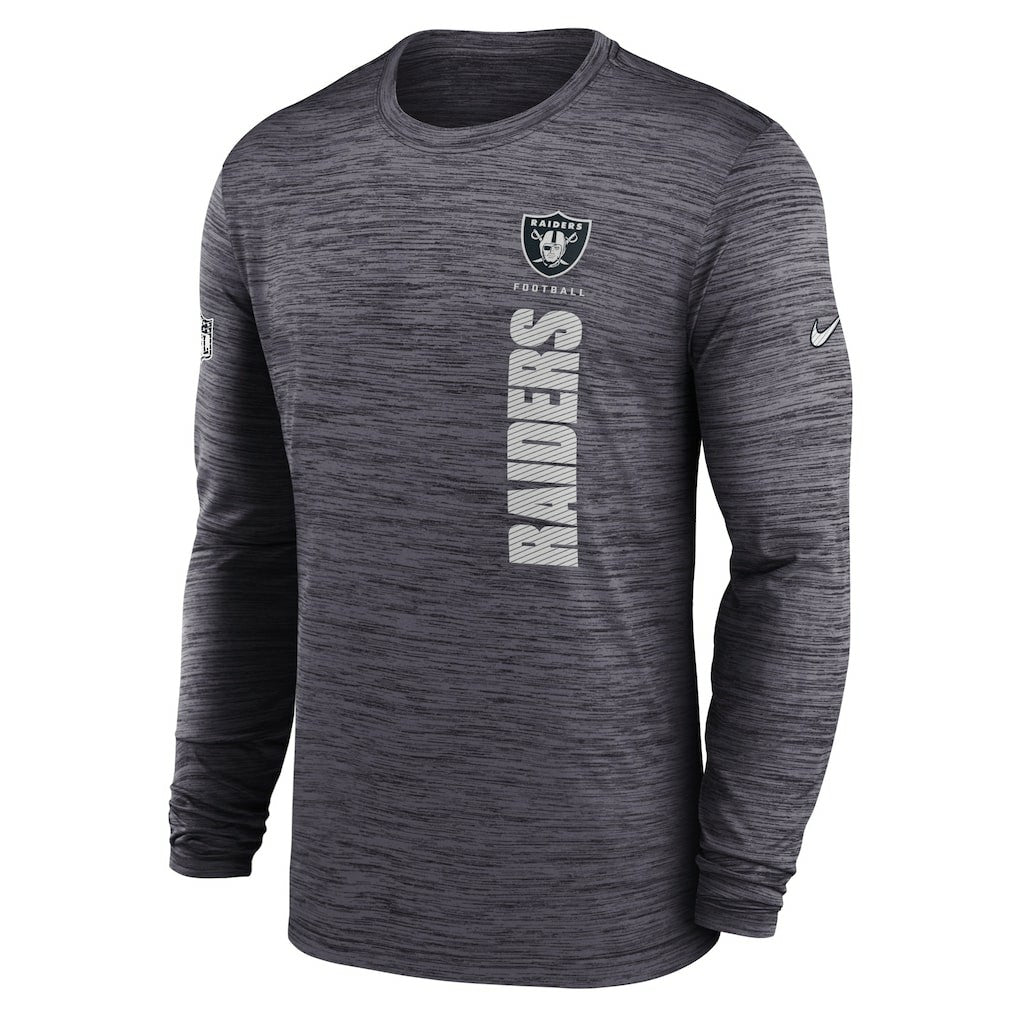 Las Vegas Raiders Nike Sideline Velocity Dri-FIT Long Sleeve T-Shirt