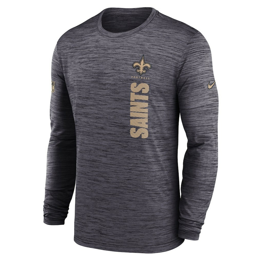 New Orleans Saints Nike Sideline Velocity Dri-FIT Long Sleeve T-Shirt
