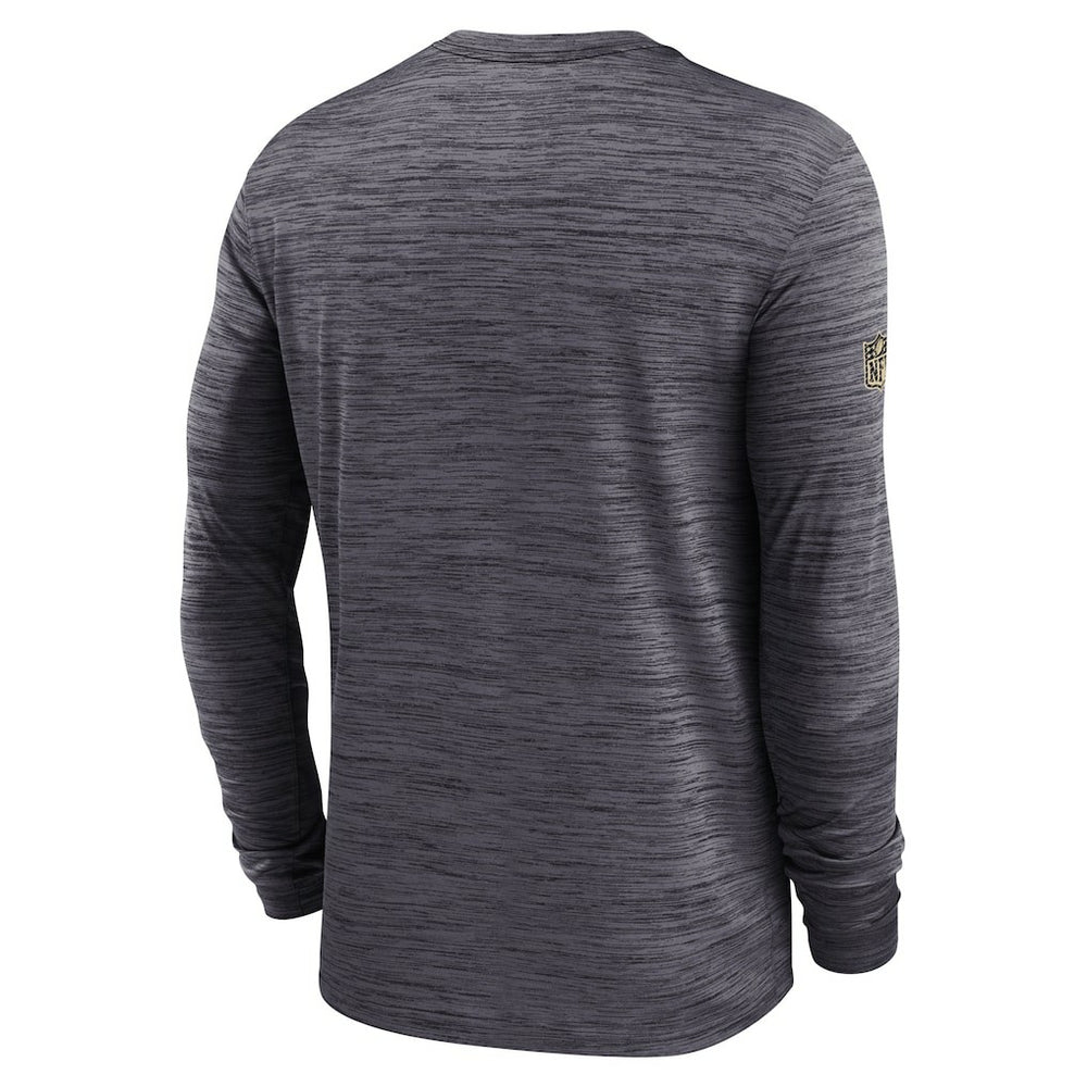 New Orleans Saints Nike Sideline Velocity Dri-FIT Long Sleeve T-Shirt