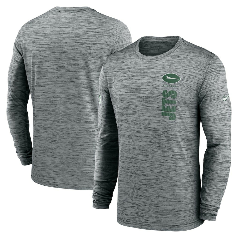 New York Jets Nike Sideline Velocity Dri-FIT Long Sleeve T-Shirt