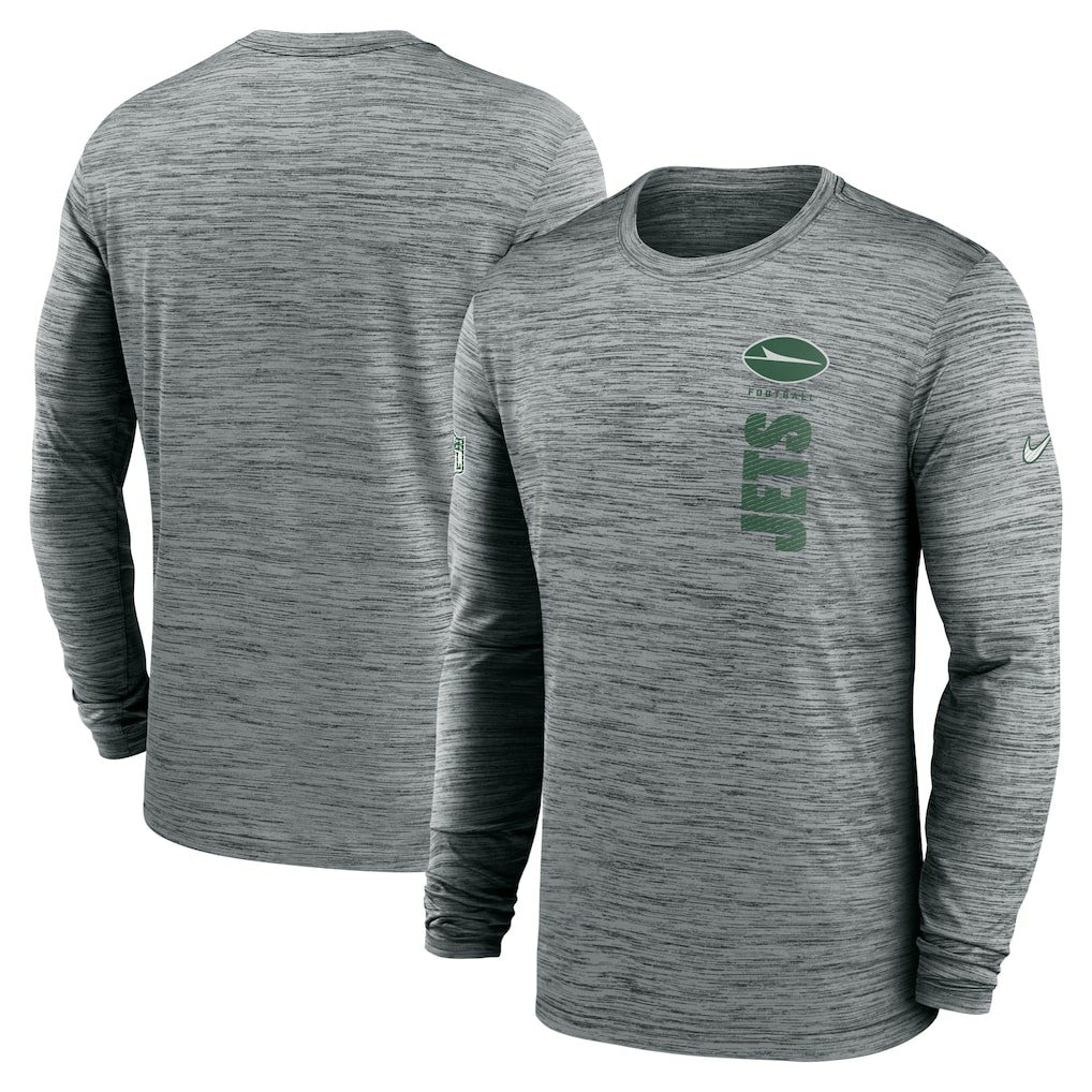 New York Jets Nike Sideline Velocity Dri-FIT Long Sleeve T-Shirt