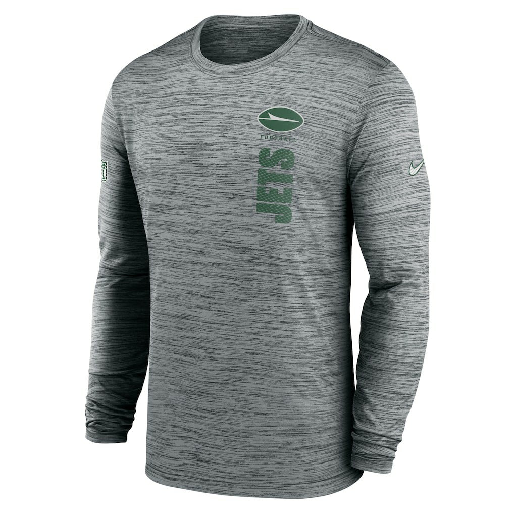 New York Jets Nike Sideline Velocity Dri-FIT Long Sleeve T-Shirt