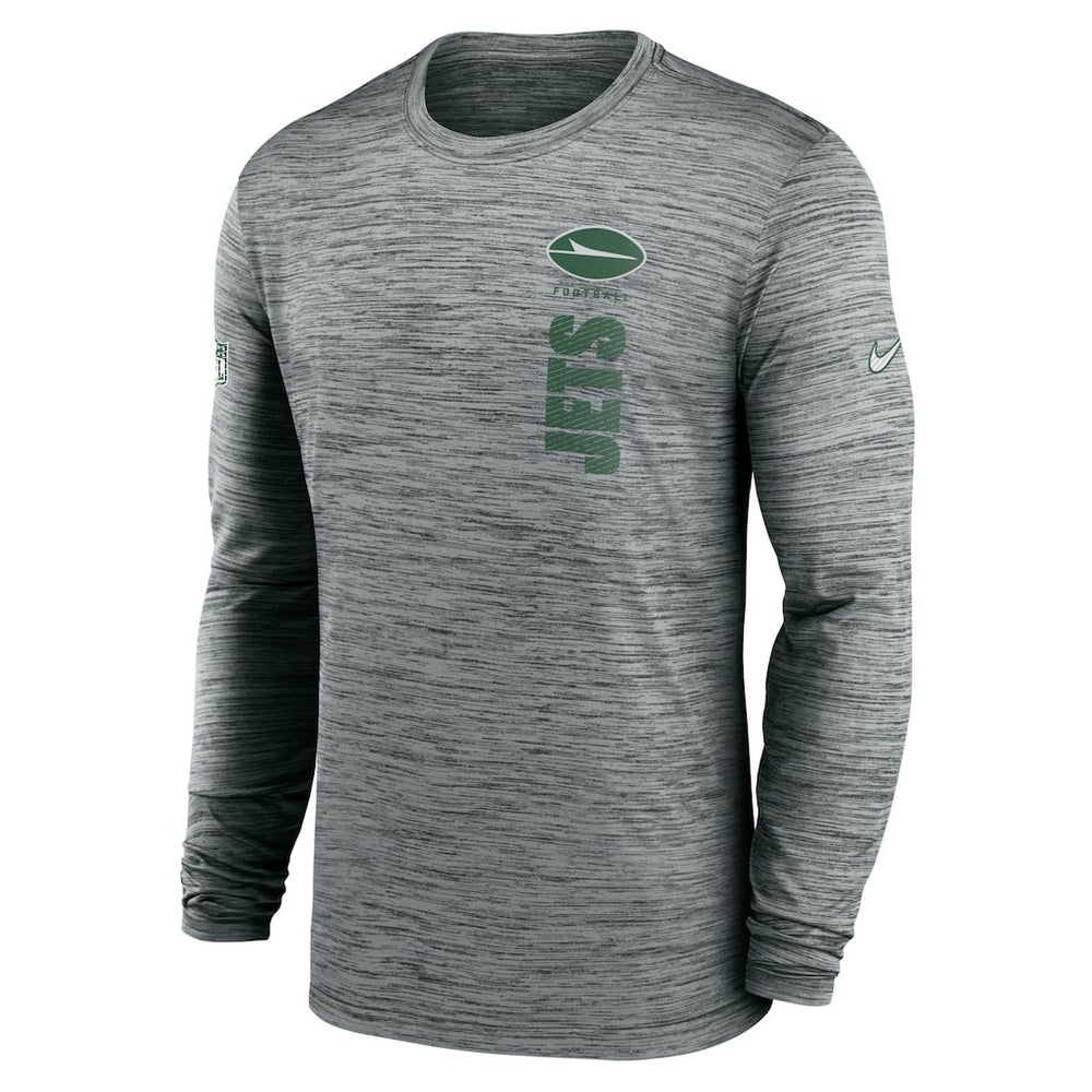 New York Jets Nike Sideline Velocity Dri-FIT Long Sleeve T-Shirt