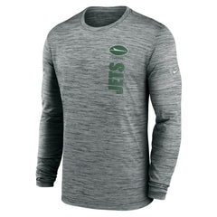 New York Jets Nike Sideline Velocity Dri-FIT Long Sleeve T-Shirt