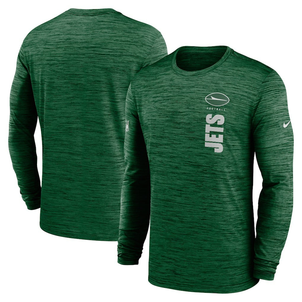 New York Jets Nike Sideline Velocity Dri-FIT Long Sleeve T-Shirt