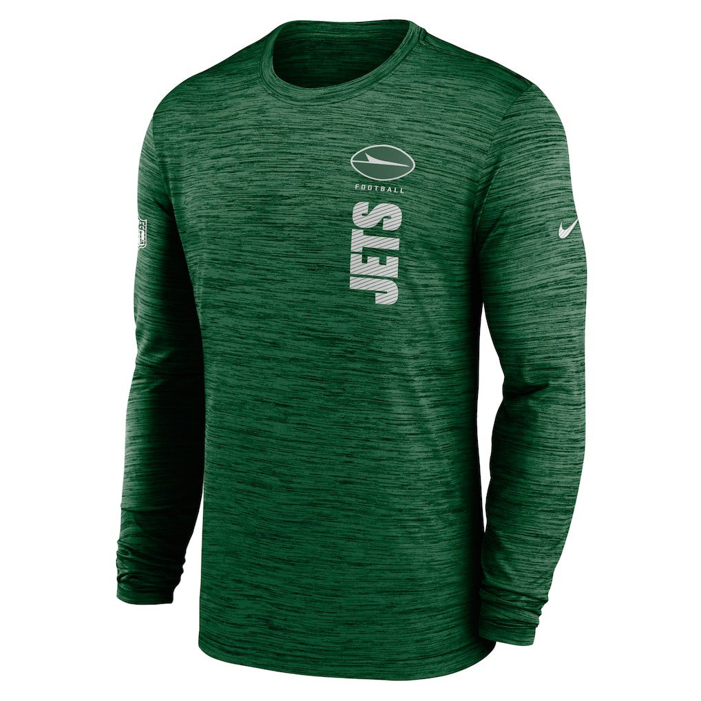 New York Jets Nike Sideline Velocity Dri-FIT Long Sleeve T-Shirt