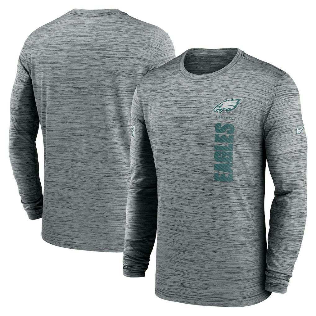 Philadelphia Eagles Nike Sideline Velocity Dri-FIT Long Sleeve T-Shirt