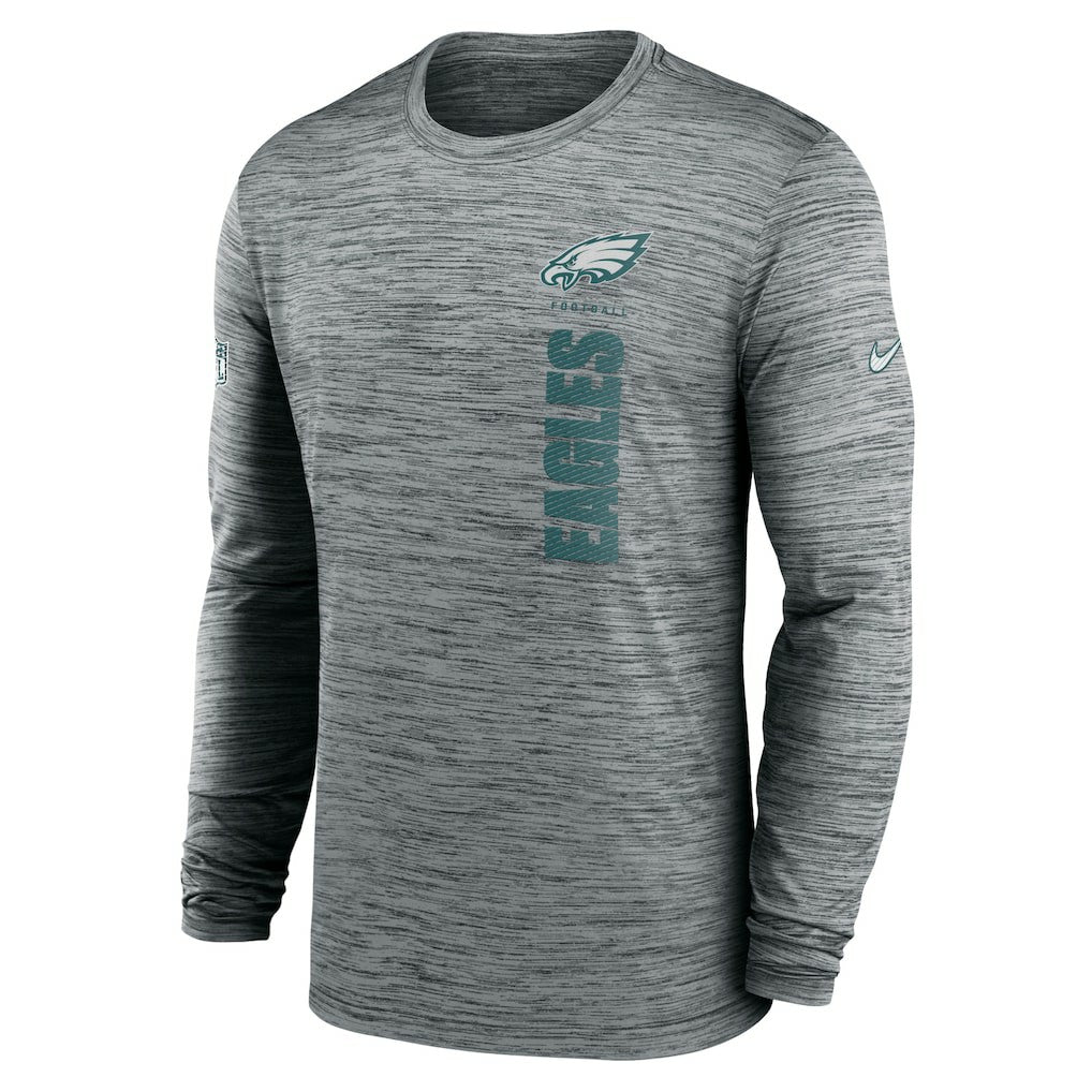 Philadelphia Eagles Nike Sideline Velocity Dri-FIT Long Sleeve T-Shirt