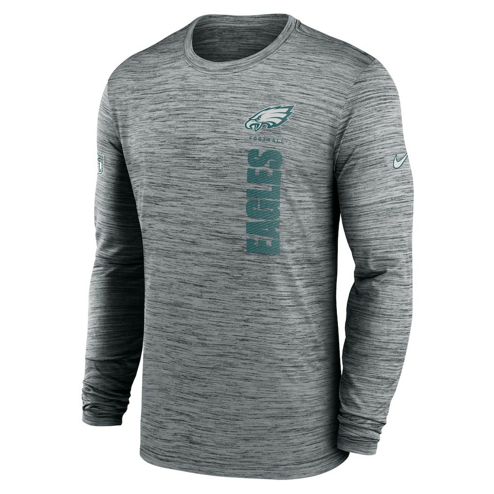 Philadelphia Eagles Nike Sideline Velocity Dri-FIT Long Sleeve T-Shirt