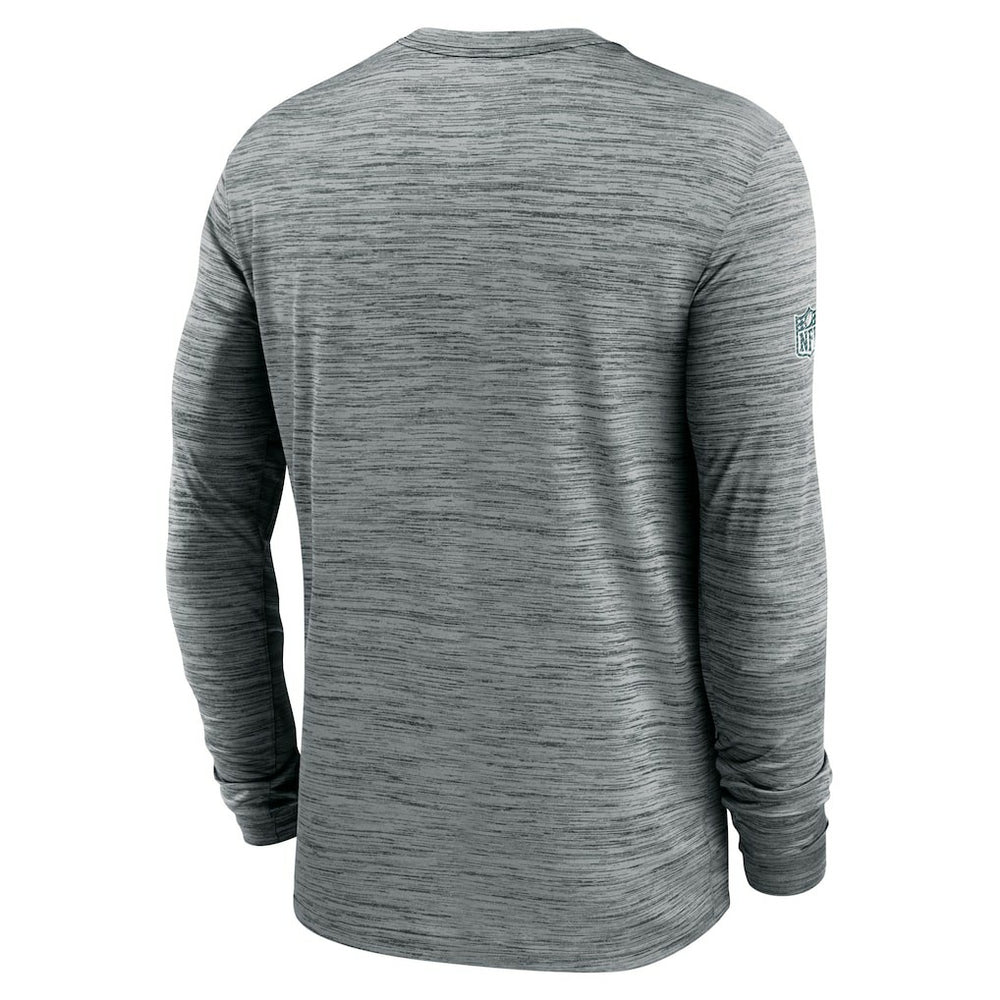 Philadelphia Eagles Nike Sideline Velocity Dri-FIT Long Sleeve T-Shirt
