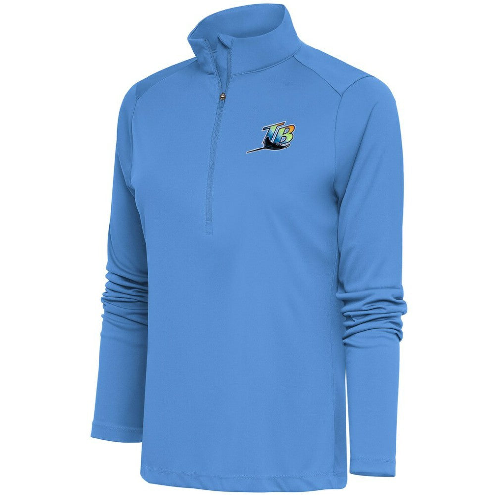 Tampa Bay Rays Antigua Women's Cooperstown Tribute Half-Zip Pullover Top | MLB US