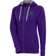 Arizona Diamondbacks Antigua Women's Cooperstown Victory Full-Zip Hoodie | MLB Outlet
