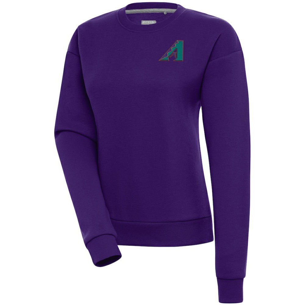 Arizona Diamondbacks Antigua Women's Cooperstown Victory Crewneck Pullover Sweatshirt | MLB Online