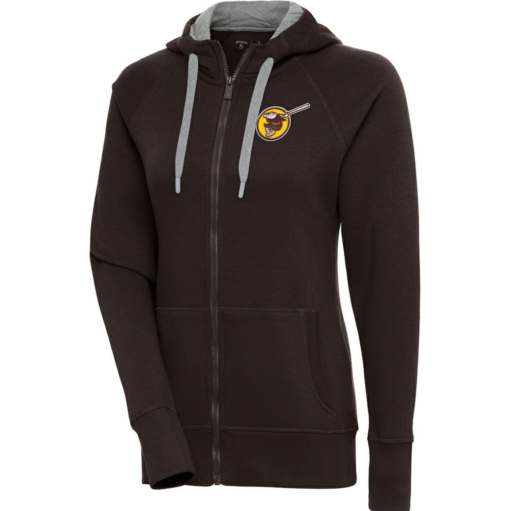 San Diego Padres Antigua Women's Cooperstown Victory Full-Zip Hoodie | MLB For sale