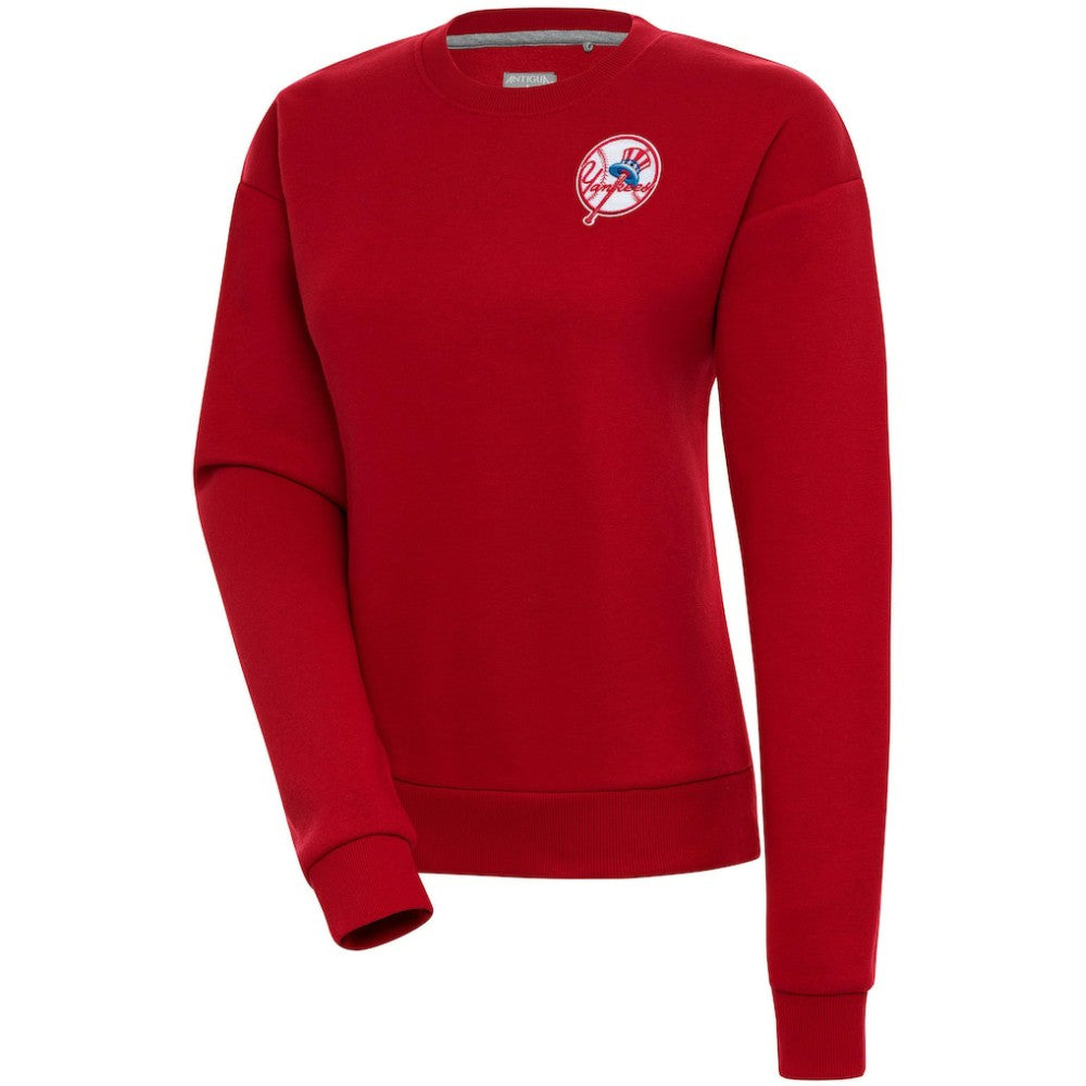 New York Yankees Antigua Women's Cooperstown Victory Crewneck Pullover Sweatshirt | MLB Near me