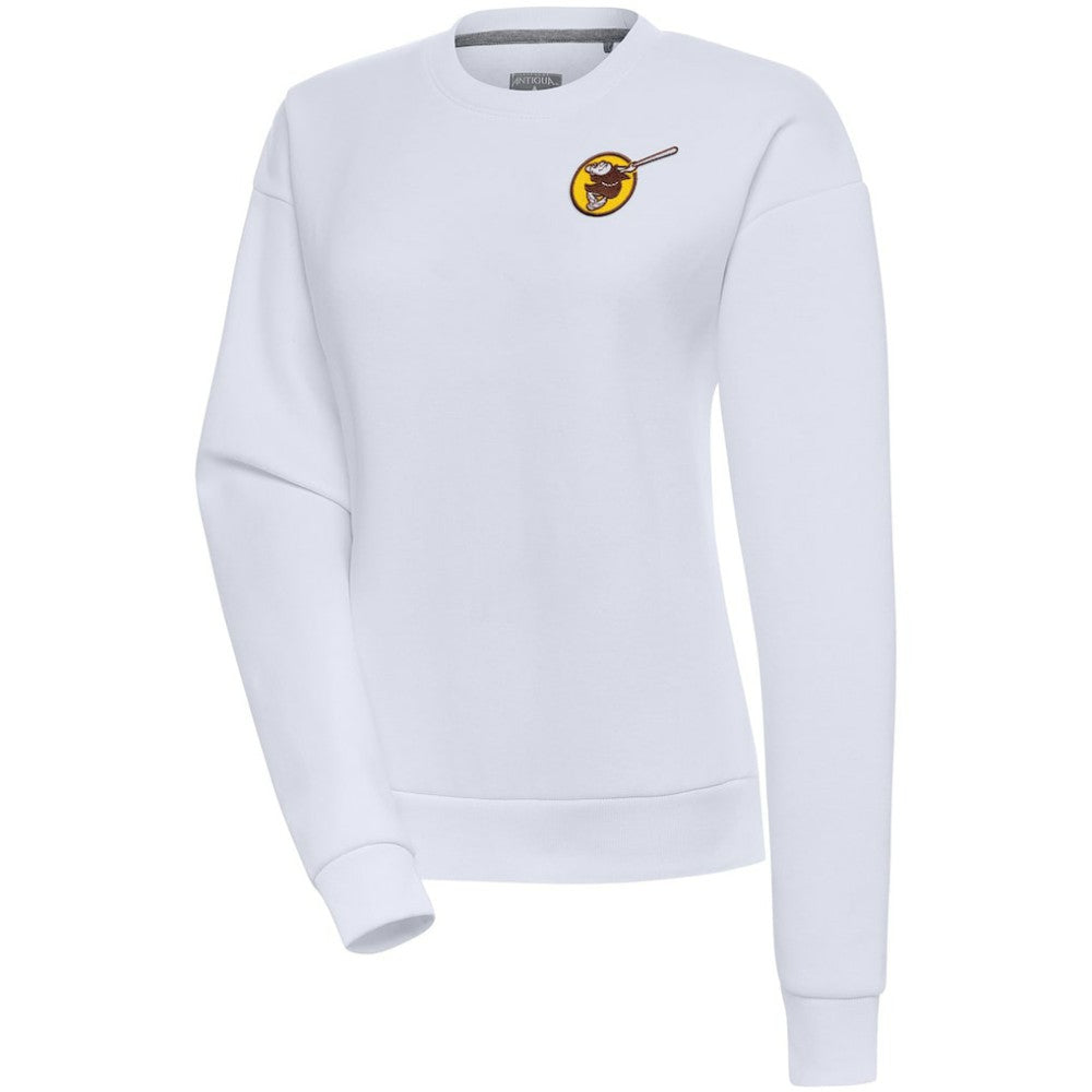 San Diego Padres Antigua Women's Cooperstown Victory Crewneck Pullover Sweatshirt | MLB Outlet