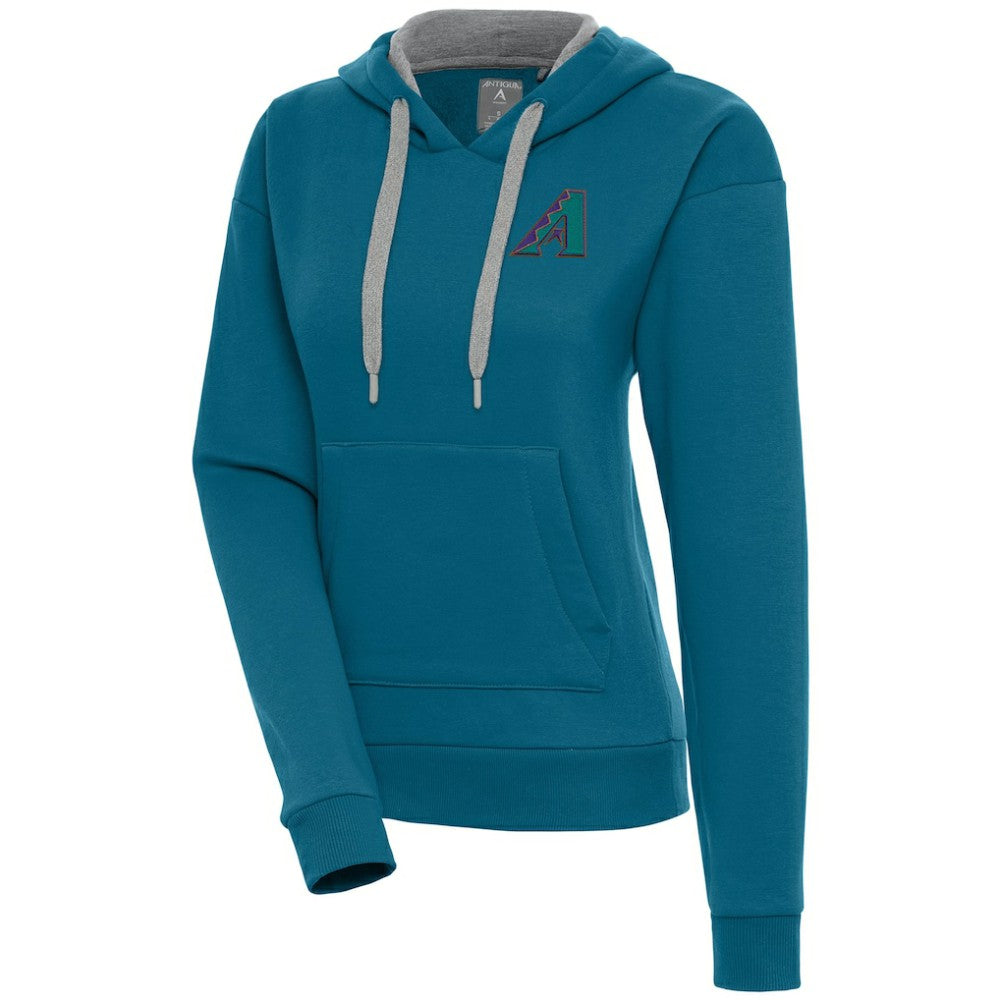 Arizona Diamondbacks Antigua Women's Cooperstown Victory Pullover Hoodie | MLB New