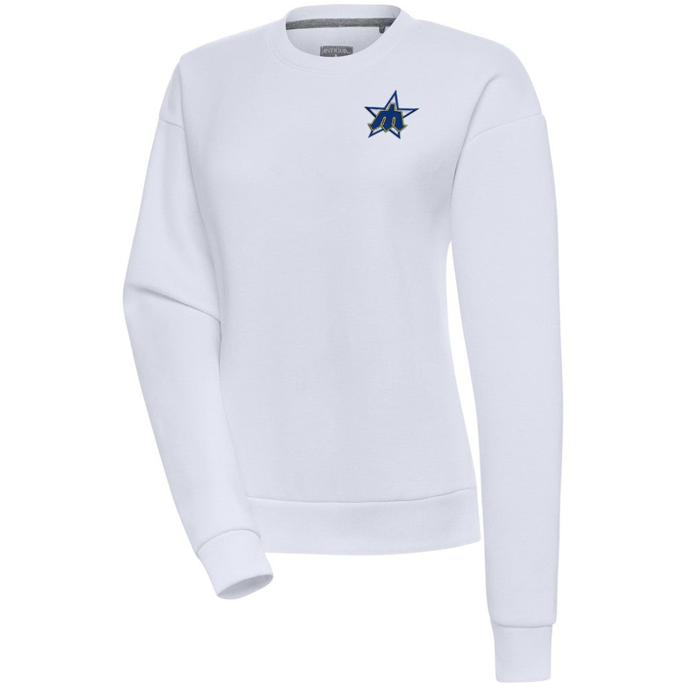 Seattle Mariners Antigua Women's Cooperstown Victory Crewneck Pullover Sweatshirt | MLB US