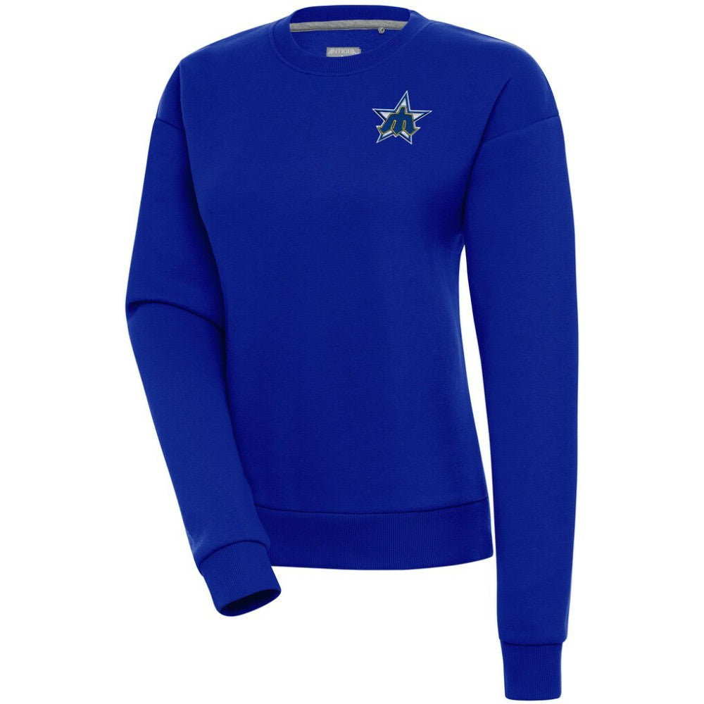 Seattle Mariners Antigua Women's Cooperstown Victory Crewneck Pullover Sweatshirt | MLB New