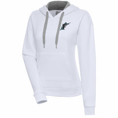 Florida Marlins Antigua Women's Cooperstown Victory Pullover Hoodie | MLB On Sale