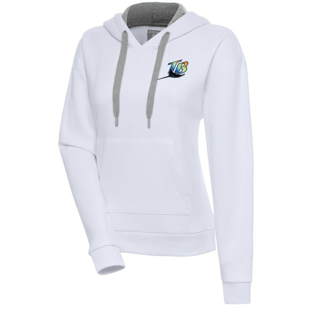 Tampa Bay Rays Antigua Women's Cooperstown Victory Pullover Hoodie | MLB Outlet