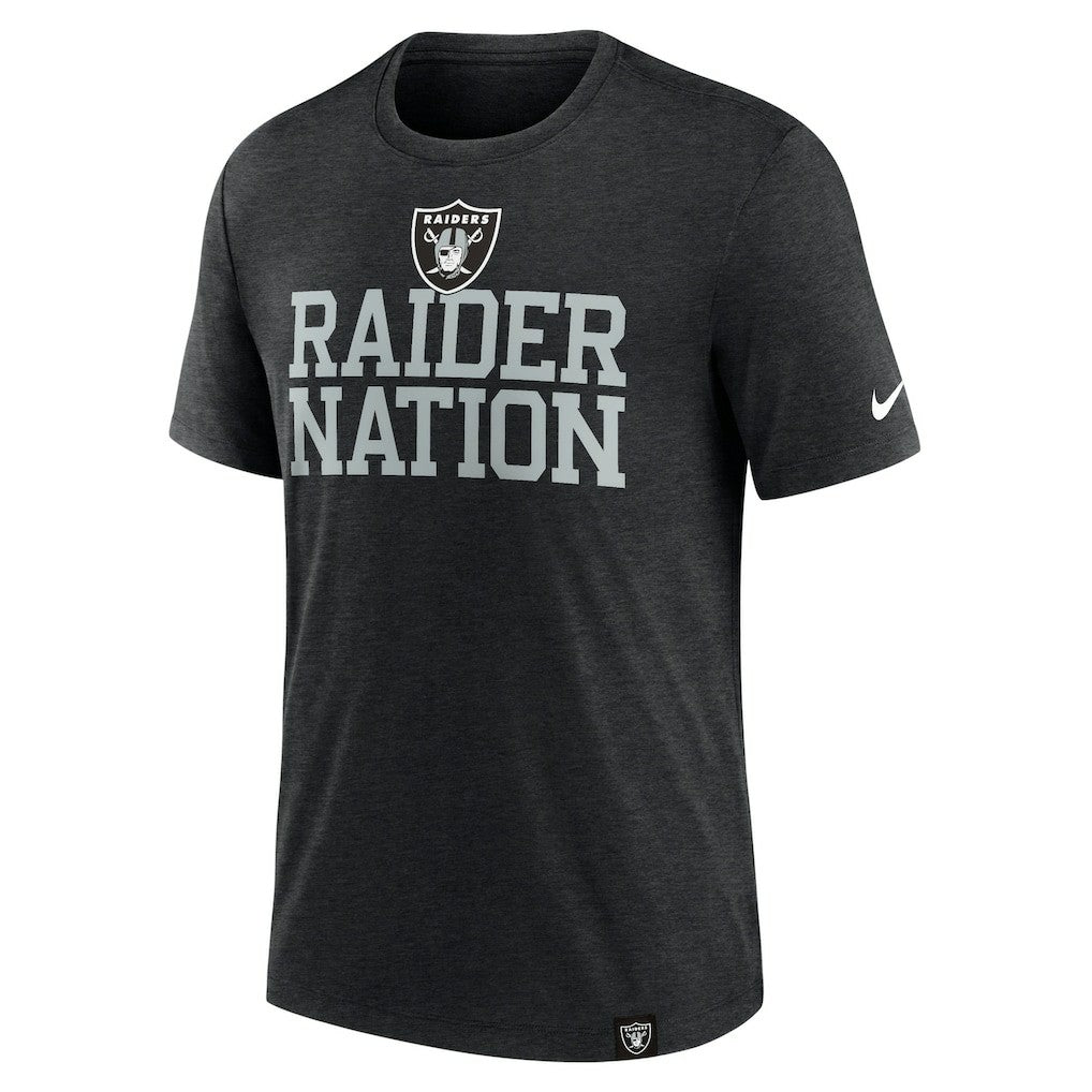 Las Vegas Raiders Nike Blitz Tri-Blend T-Shirt